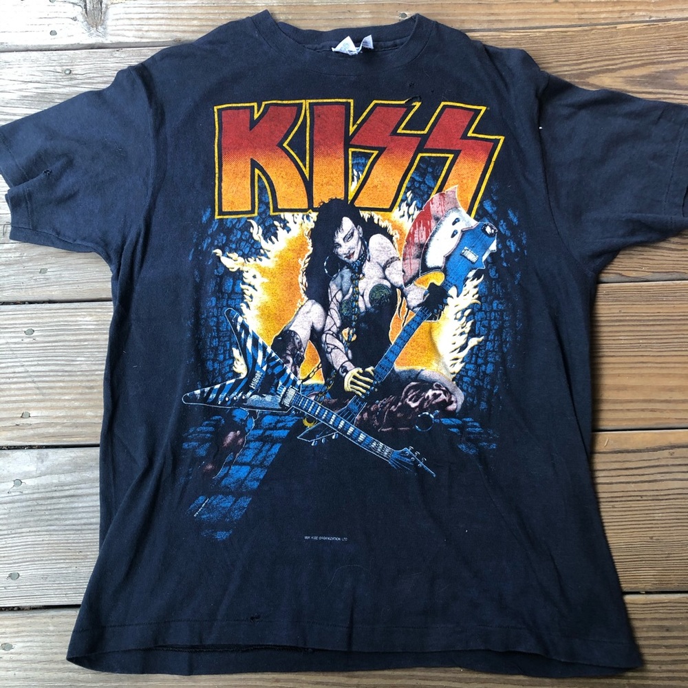 Vintage 1984 KISS t shirt